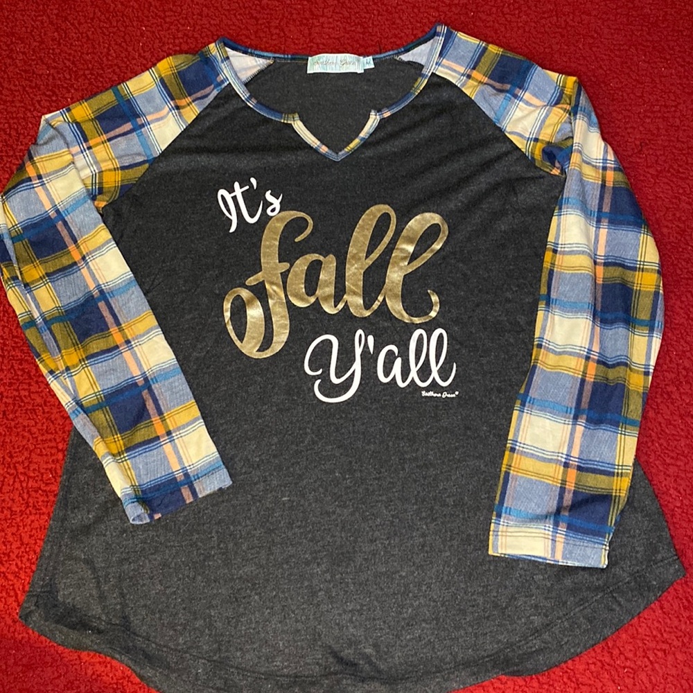 Southern Grace long sleeve graphic size med.